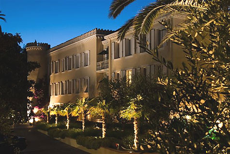 Photographs of the Chateau de la Tour Hotel Cannes France