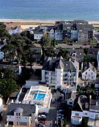 Hotel Celtique, situated in Carnac Plage. Southern Brittany.