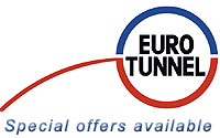 Eurotunnel channel crossing to France. Special offers available
