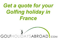 Book your golf holiday in France
